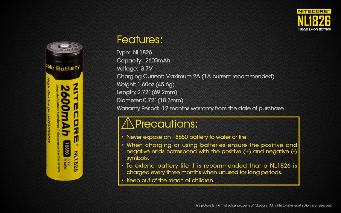 NL1826 (18650 - 2600mAh - 2A) - Image 10