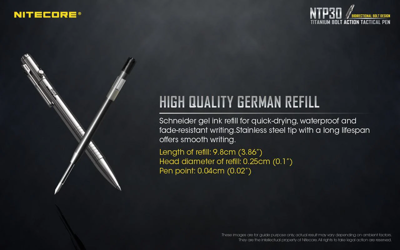 Bolt Action Titanium Pen NTP30 - Image 13