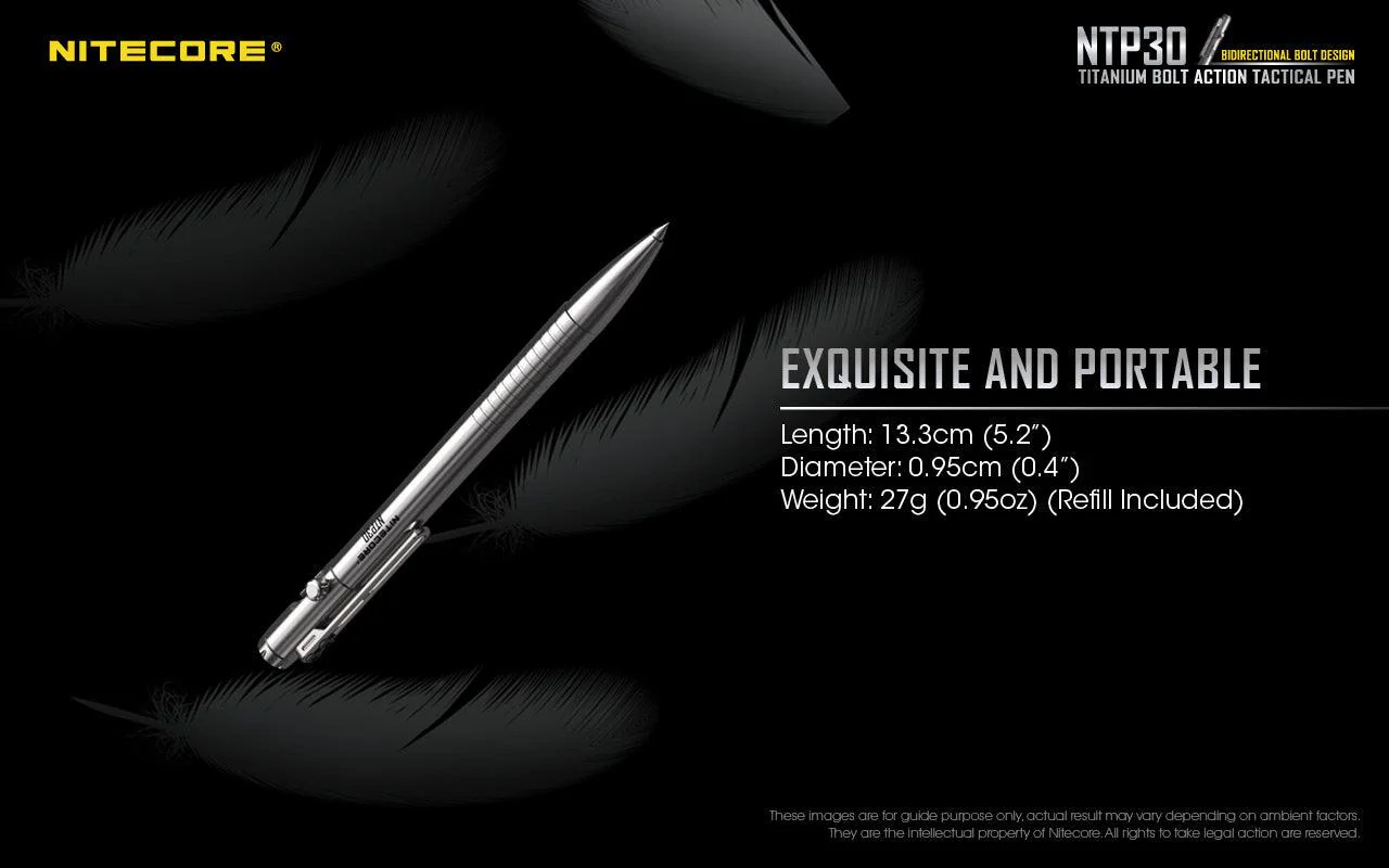 Bolt Action Titanium Pen NTP30 - Image 14