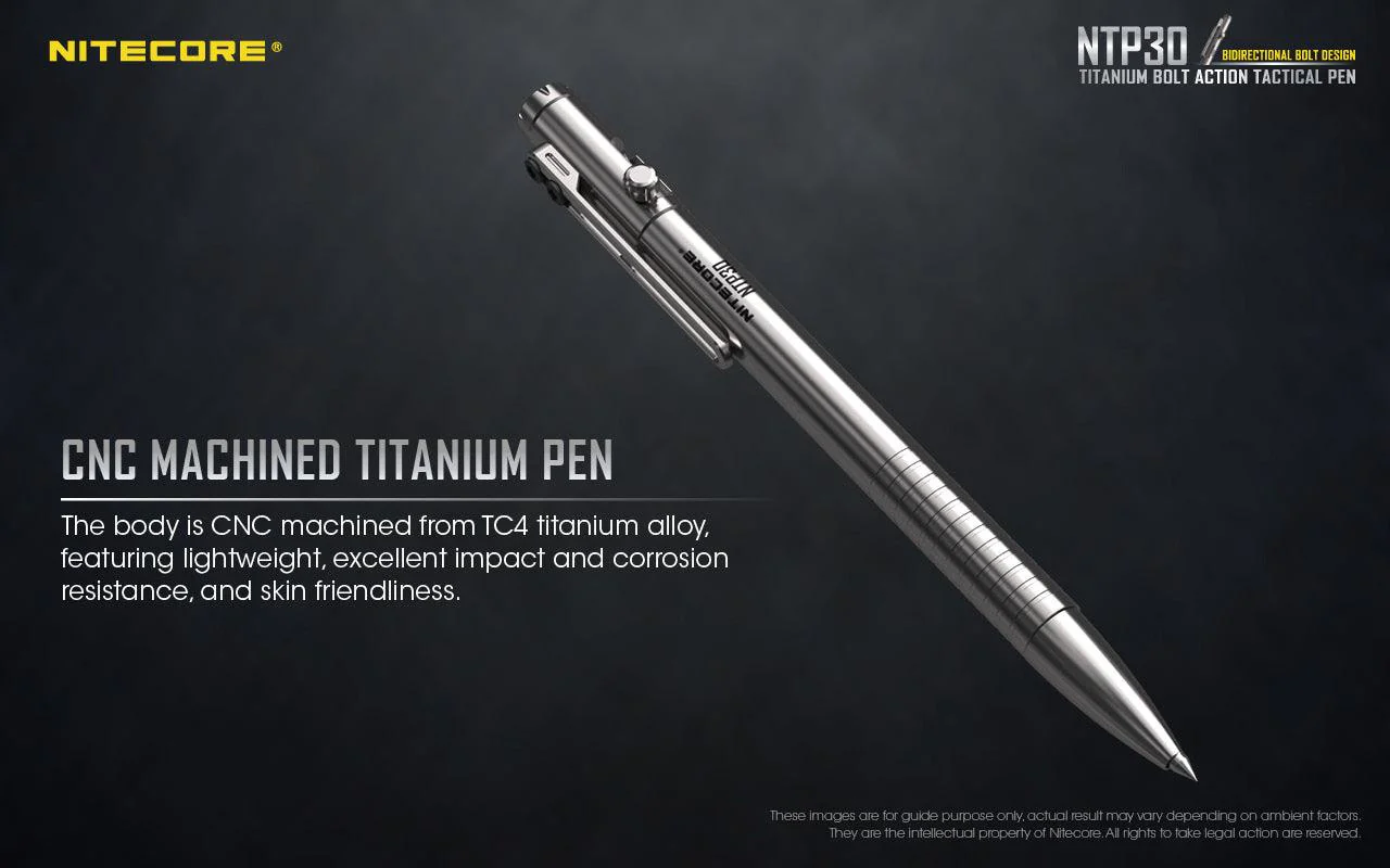 Bolt Action Titanium Pen NTP30 - Image 8