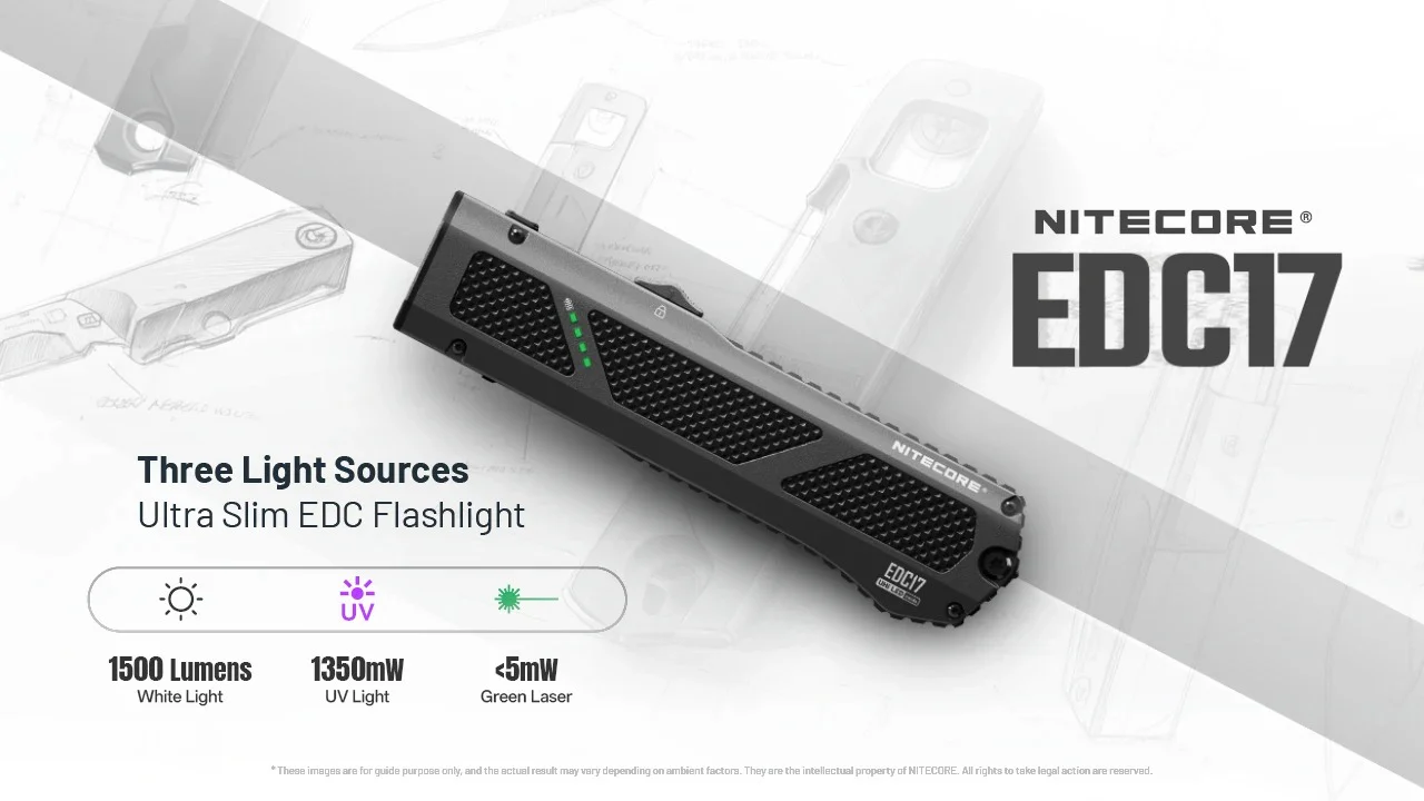 EDC17 - 1500 lumens (UV+Green Laser) - Image 10