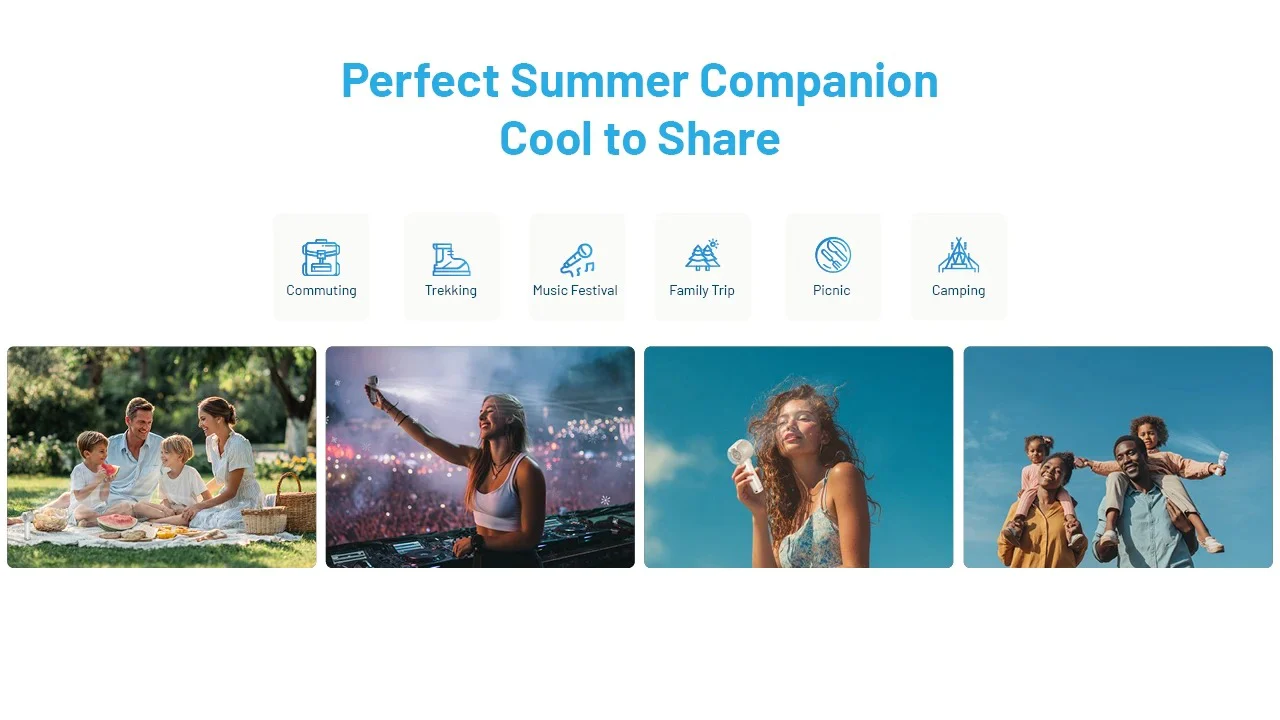 izzCool 20 PRO (Green) - Handheld Air Conditioner Fan (5,000mAh) - Image 22