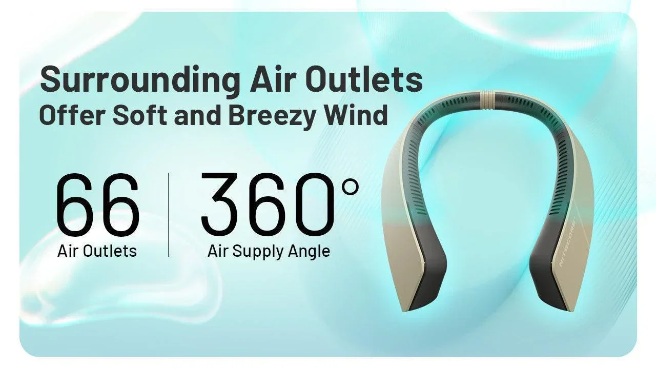 NEF20 - Bladeless Neck Fan (4,000mAh) - Image 13