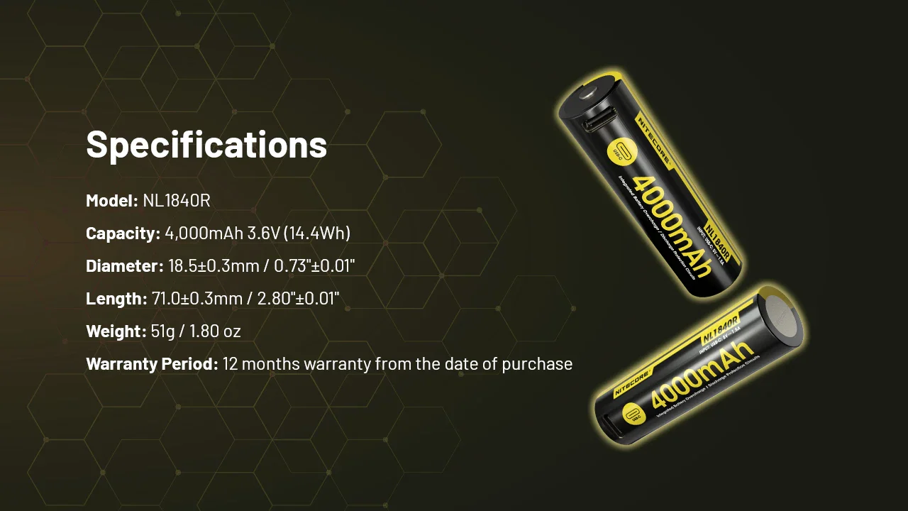 NL1840R (18650 - 4000mAh - 6A) - Image 13