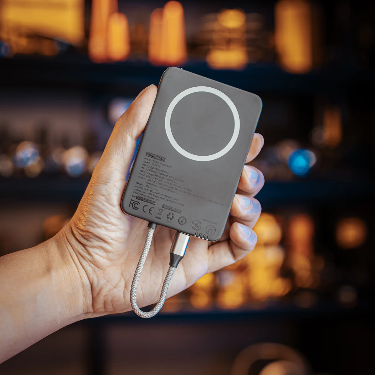 Pocket 5 Magnetic USB-C Power Bank (5,000mAh 22.5W) - Image 3
