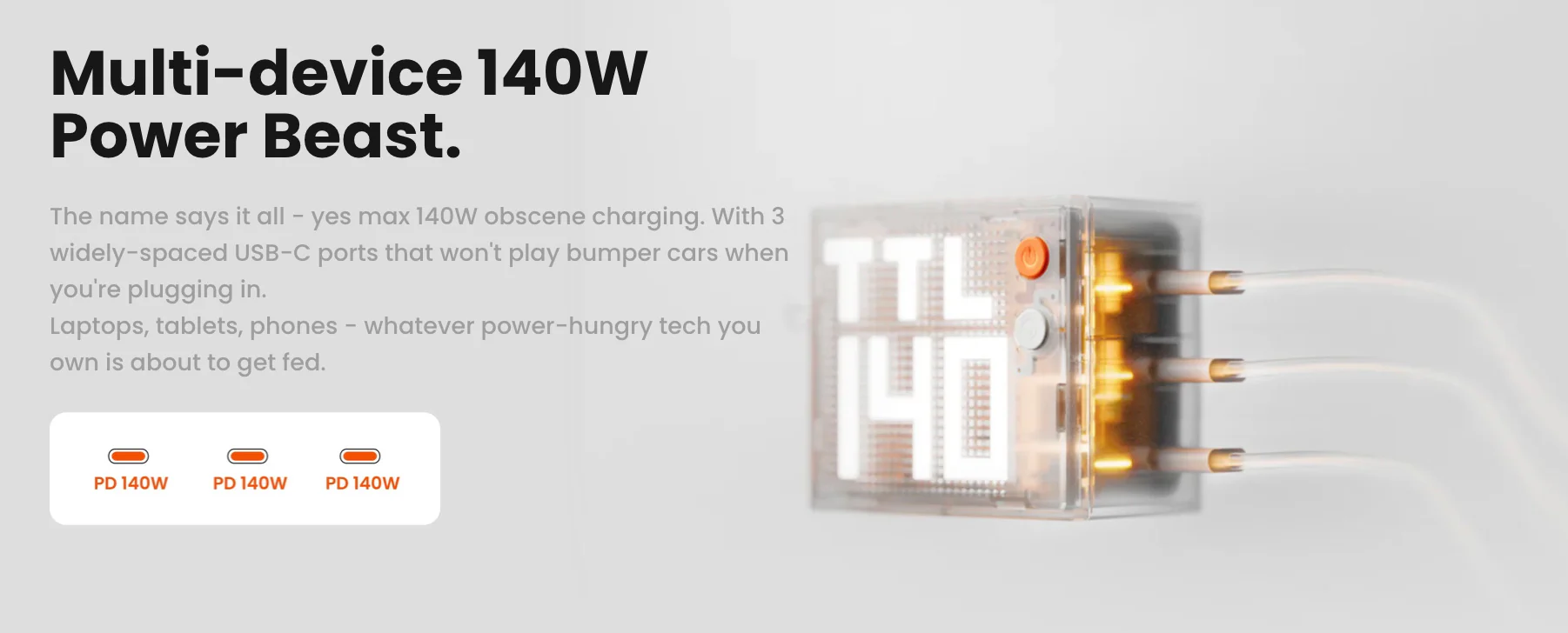 Sharge Pixel 140 (140W GaN Charger) - Image 18