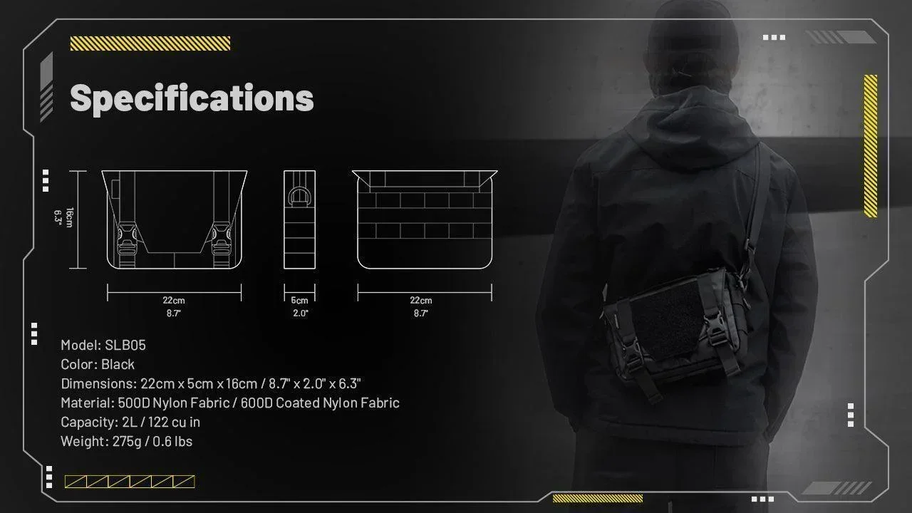 SLB05 Modular Sling Bag - 2L Capacity - Image 14