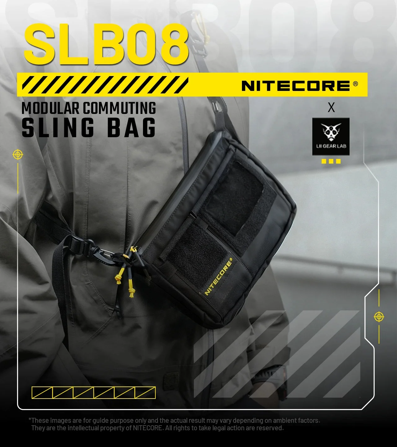 SLB08 Modular Sling Bag - 2L Capacity - Image 5