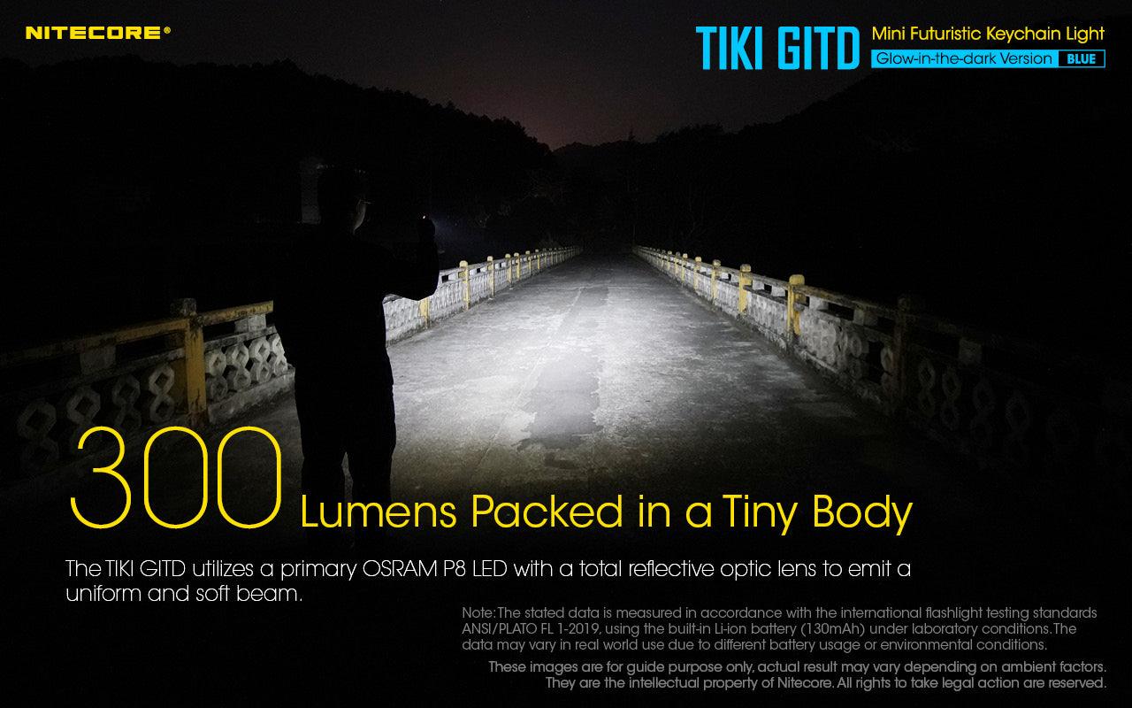 TIKI (BLUE Glow In The Dark) - 300 lumens - Image 11