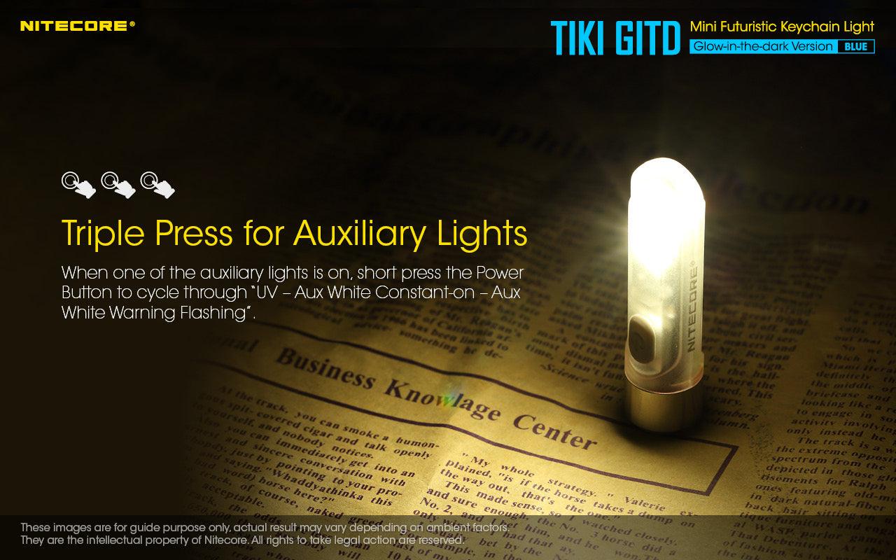 TIKI (BLUE Glow In The Dark) - 300 lumens - Image 19