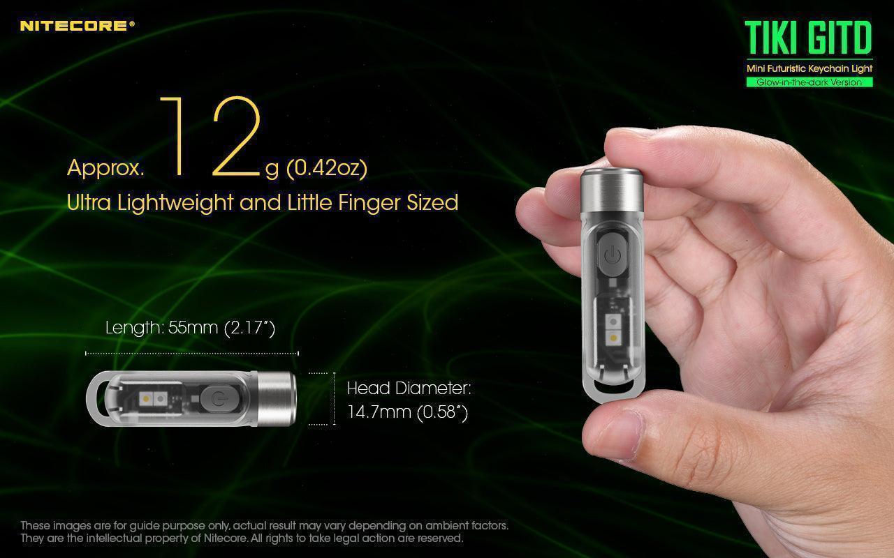 TIKI (GREEN Glow In The Dark) - 300 lumens - Image 10