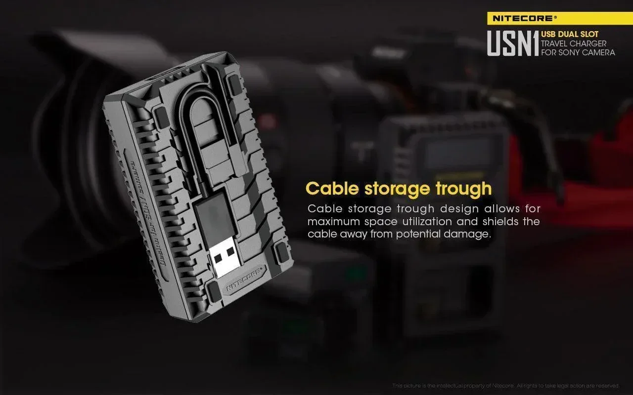 USN1 (Sony NP-FW50) Dual-Slot Battery Charger - Image 17